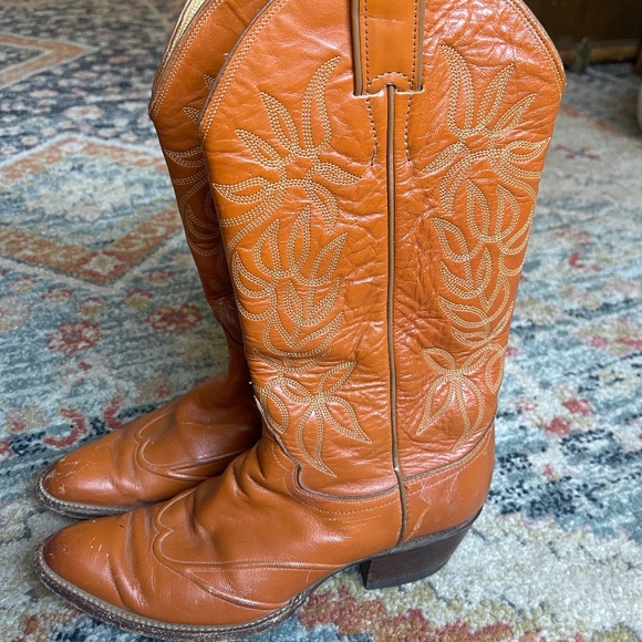 Justin Boots Shoes - Justin Western Cowboy Boots Vintage USA Made Women's 7